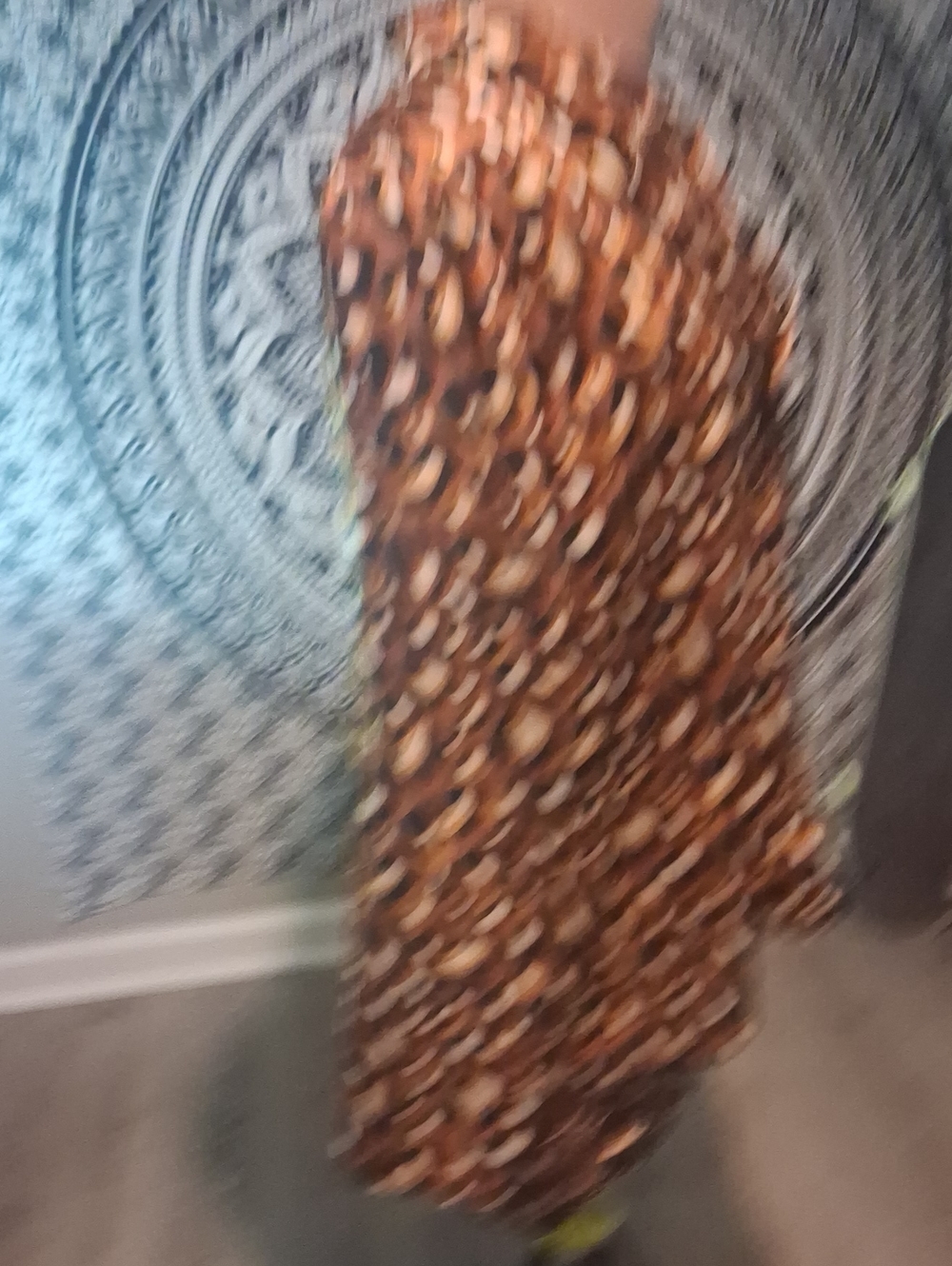 Express x Ladygang Leopard Print Pajama Style Button Down Blouse x Leopard Print - Picture 4 of 5